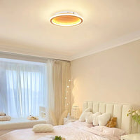 Plafonnier LED design nordique en grain de bois - Éclairage intérieur décoratif | Marco Lucetti Lumière chaude