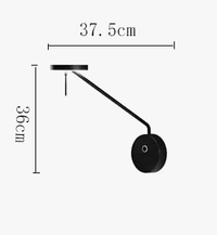 Plafonnier Led design nordique - Luminaires noirs pour Tables basses, Restaurants, Bureaux et Chambres | Marco Lucetti