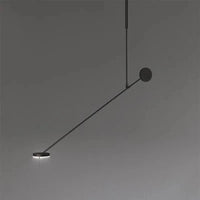 Plafonnier Led design nordique - Luminaires noirs pour Tables basses, Restaurants, Bureaux et Chambres | Marco Lucetti