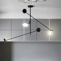 Plafonnier Led design nordique - Luminaires noirs pour Tables basses, Restaurants, Bureaux et Chambres | Marco Lucetti