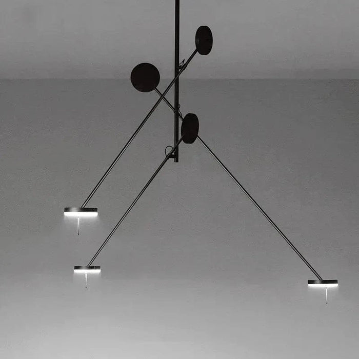 Plafonnier Led design nordique - Luminaires noirs pour Tables basses, Restaurants, Bureaux et Chambres | Marco Lucetti