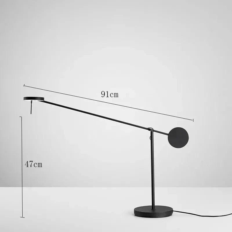 Plafonnier Led design nordique - Luminaires noirs pour Tables basses, Restaurants, Bureaux et Chambres | Marco Lucetti Lampe de table