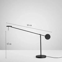 Plafonnier Led design nordique - Luminaires noirs pour Tables basses, Restaurants, Bureaux et Chambres | Marco Lucetti Lampe de table