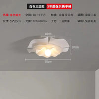 Plafonnier LED Design Nordique Moderne en Acrylique à Motifs Florals | Marco Lucetti 55 cm / Blanc chaud