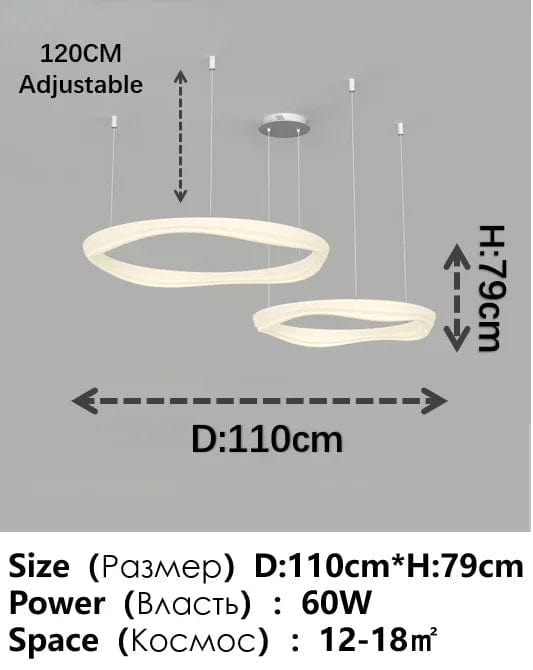 Plafonnier LED design nordique moderne | Marco Lucetti