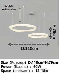 Plafonnier LED design nordique moderne | Marco Lucetti