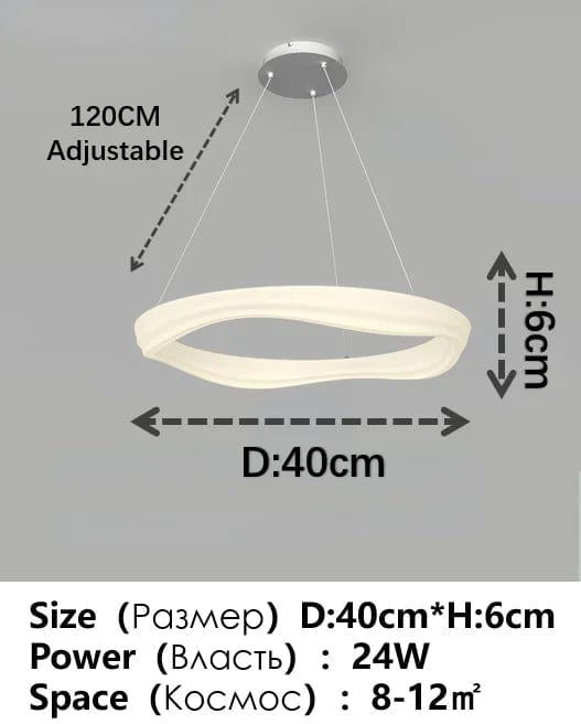 Plafonnier LED design nordique moderne | Marco Lucetti