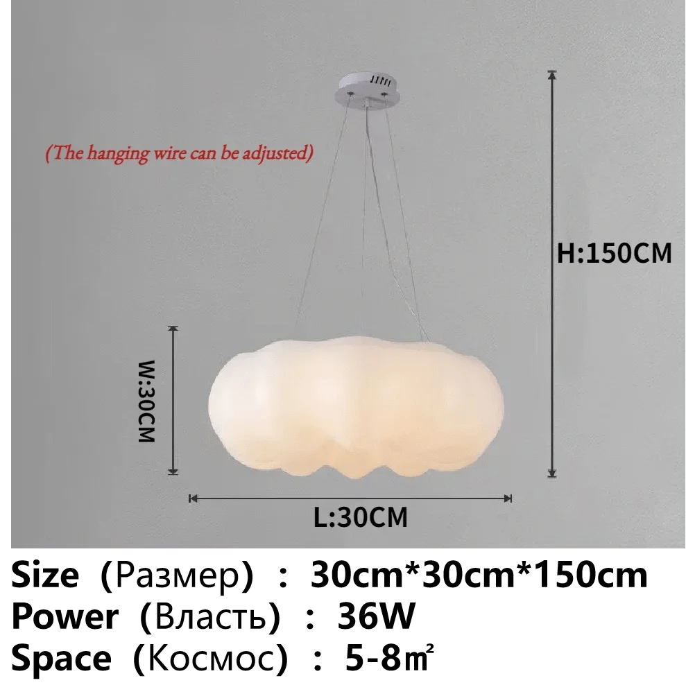 Plafonnier LED design nordique moderne | Marco Lucetti Petit 30cm / 3 couleurs (pas de télécommande)