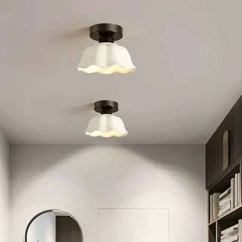 Plafonnier LED design pour balcon et porche en verre  | Marco Lucetti