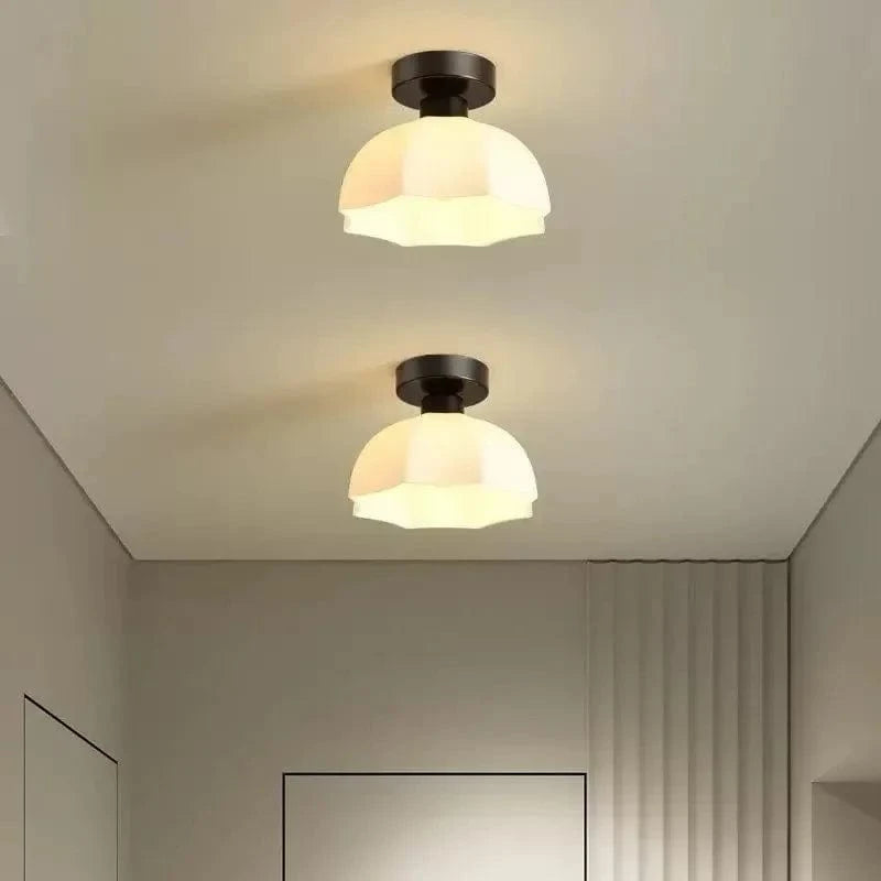 Plafonnier LED design pour balcon et porche en verre  | Marco Lucetti