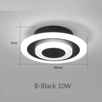 Plafonnier LED Design pour Éclairer Votre Maison - Livraison Directe | Marco Lucetti B Noir 1823 / Blanc chaud, pas de télécommande