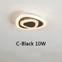 Plafonnier LED Design pour Éclairer Votre Maison - Livraison Directe | Marco Lucetti C Noir 1877 / Blanc froid, pas de télécommande