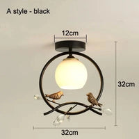 Plafonnier LED design pour hall d'entrée et balcon | Marco Lucetti A style noir / CHINE / E27