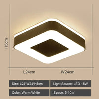 Plafonnier LED Design pour Intérieur Moderne | Marco Lucetti Blanc chaud