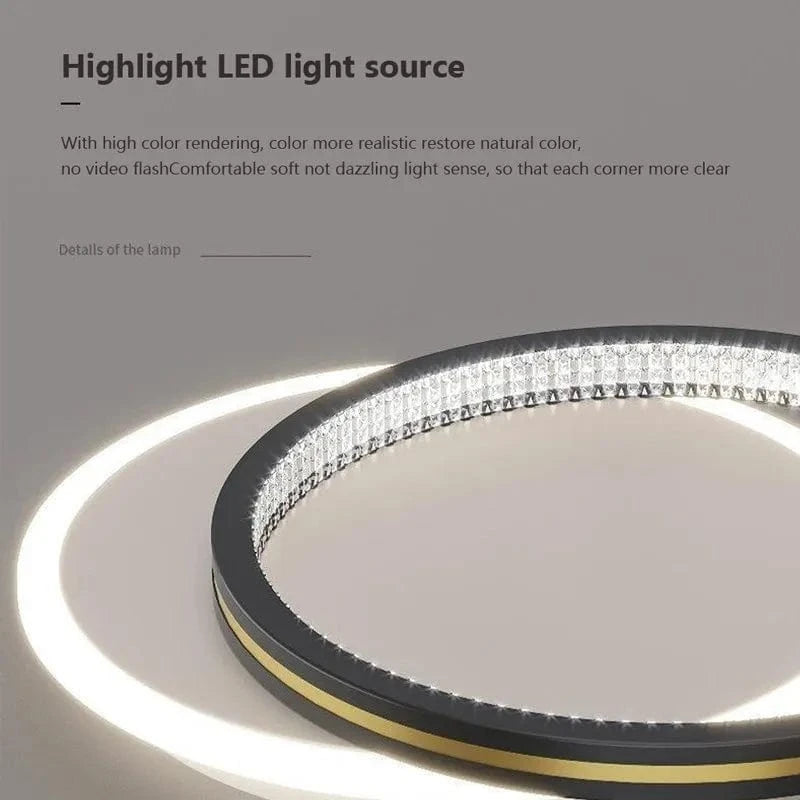 Plafonnier LED design pour l'entrée : luminaires d'intérieur avec abat-jour en cristal | Marco Lucetti