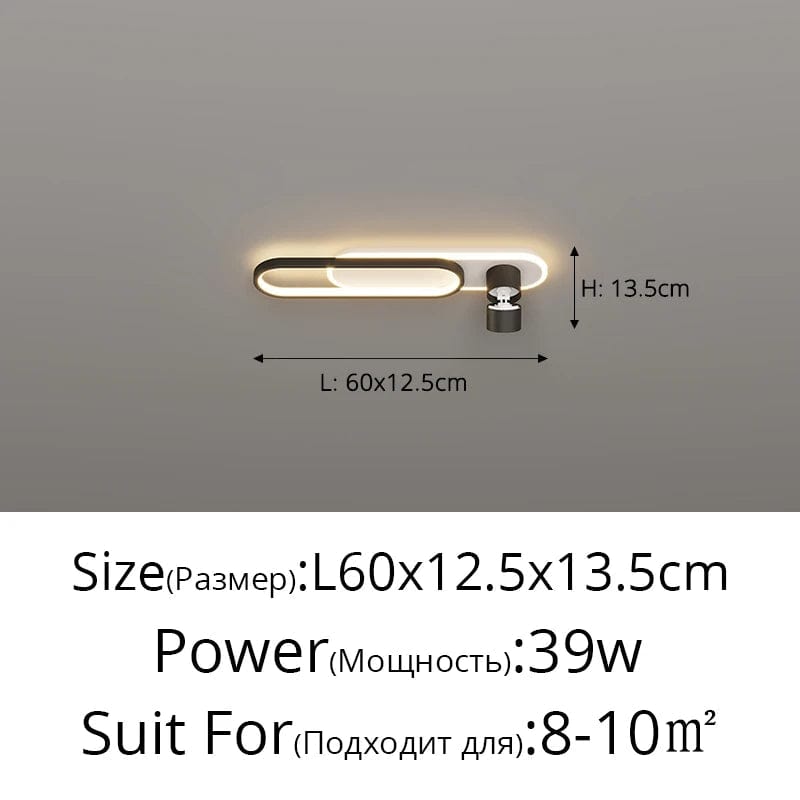 Plafonnier LED design pour loft - Luminaire décoratif d'intérieur | Marco Lucetti