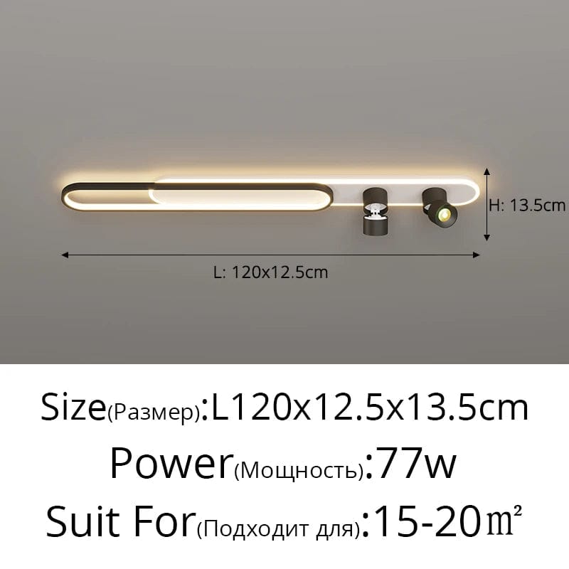 Plafonnier LED design pour loft - Luminaire décoratif d'intérieur | Marco Lucetti