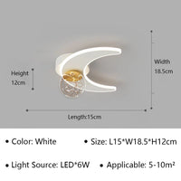 Plafonnier LED Design pour Salon, Salle à Manger, Chambre, Couloir et Balcon - Décoration Moderne de la Maison | Marco Lucetti