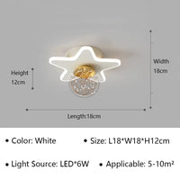 Plafonnier LED Design pour Salon, Salle à Manger, Chambre, Couloir et Balcon - Décoration Moderne de la Maison | Marco Lucetti Tapez E / Blanc froid (pas de RC) / 2 pièces