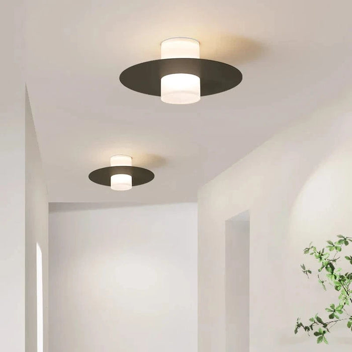 Plafonnier LED Design pour Salon, Salle à Manger, Cuisine et Chambre - Noir et Blanc | Marco Lucetti