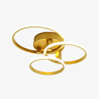 Plafonnier LED Design Vexler | Marco Lucetti 3 anneaux - 43 cm