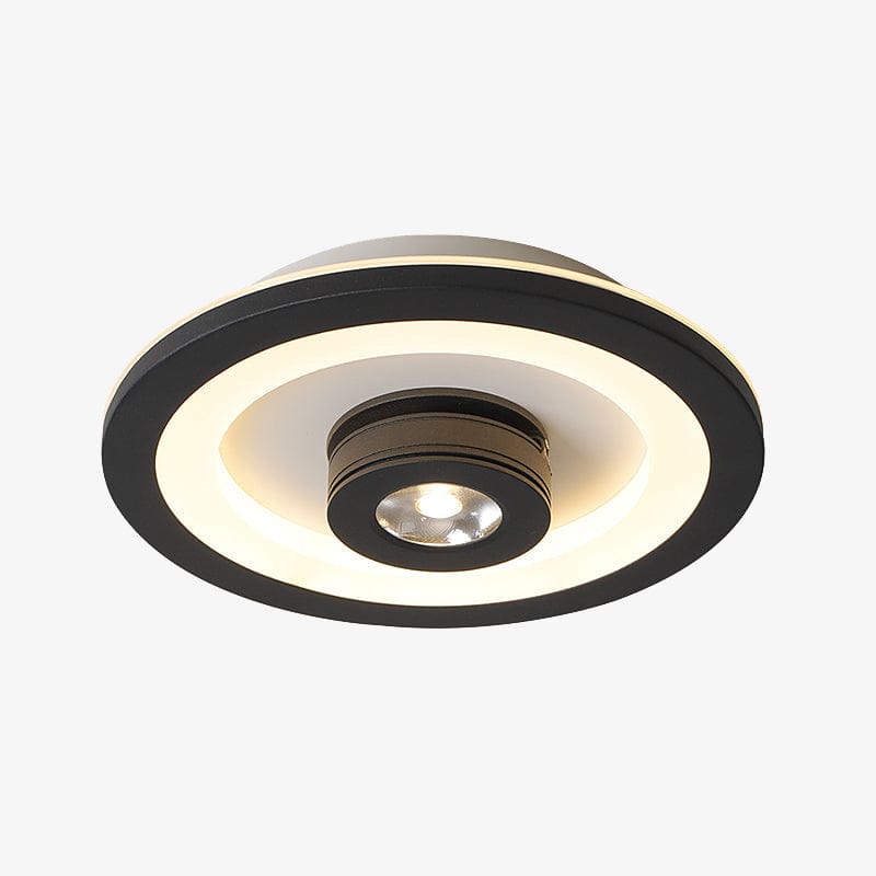 Plafonnier LED design Wrenn | Marco Lucetti Noir / Rond / Chaude