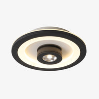 Plafonnier LED design Wrenn | Marco Lucetti Noir / Rond / Chaude