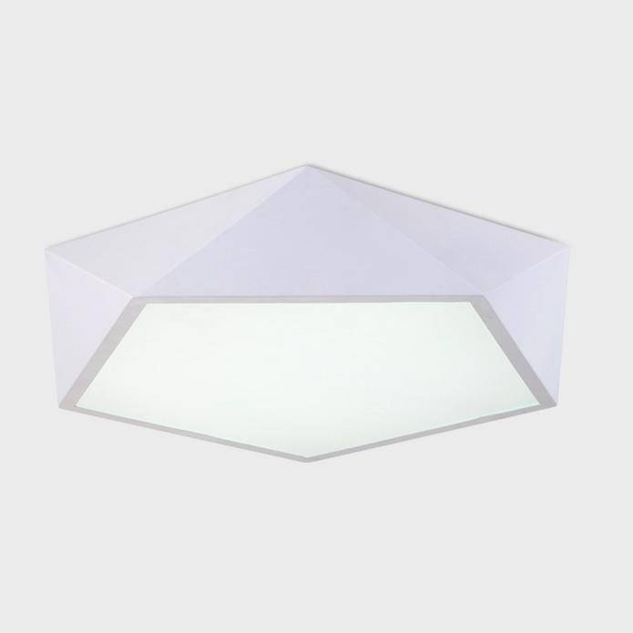 Plafonnier LED Diamant Design | Marco Lucetti Blanc - 22cm - 12W / Froide