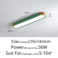 Plafonnier LED dimmable en bois - Idéal pour tous les espaces | Marco Lucetti