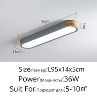 Plafonnier LED dimmable en bois - Idéal pour tous les espaces | Marco Lucetti