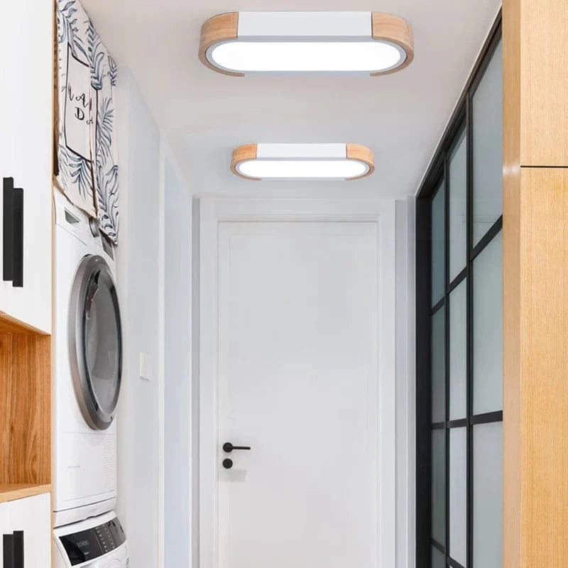 Plafonnier LED dimmable en bois - Idéal pour tous les espaces | Marco Lucetti