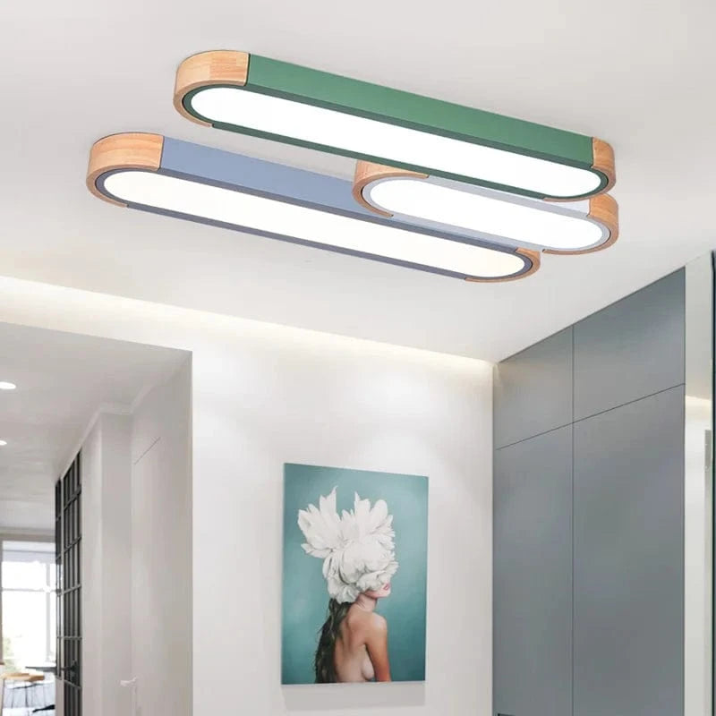 Plafonnier LED dimmable en bois - Idéal pour tous les espaces | Marco Lucetti