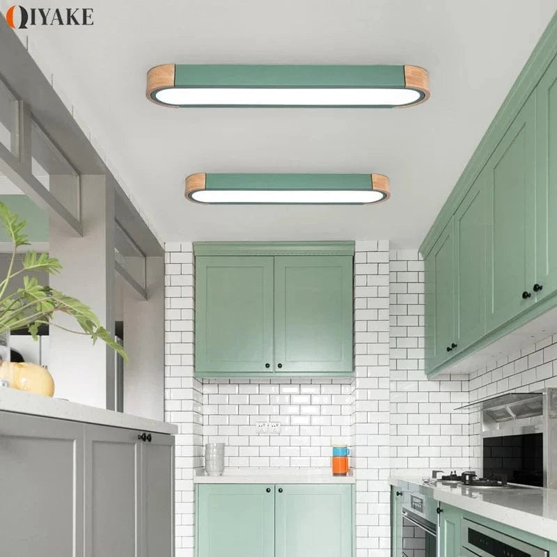 Plafonnier LED dimmable en bois - Idéal pour tous les espaces | Marco Lucetti