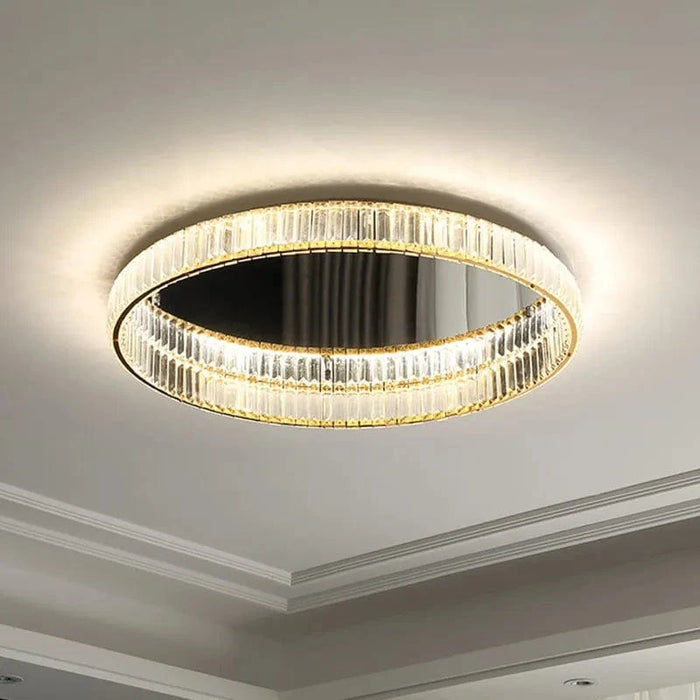 Plafonnier LED doré de luxe | Marco Lucetti