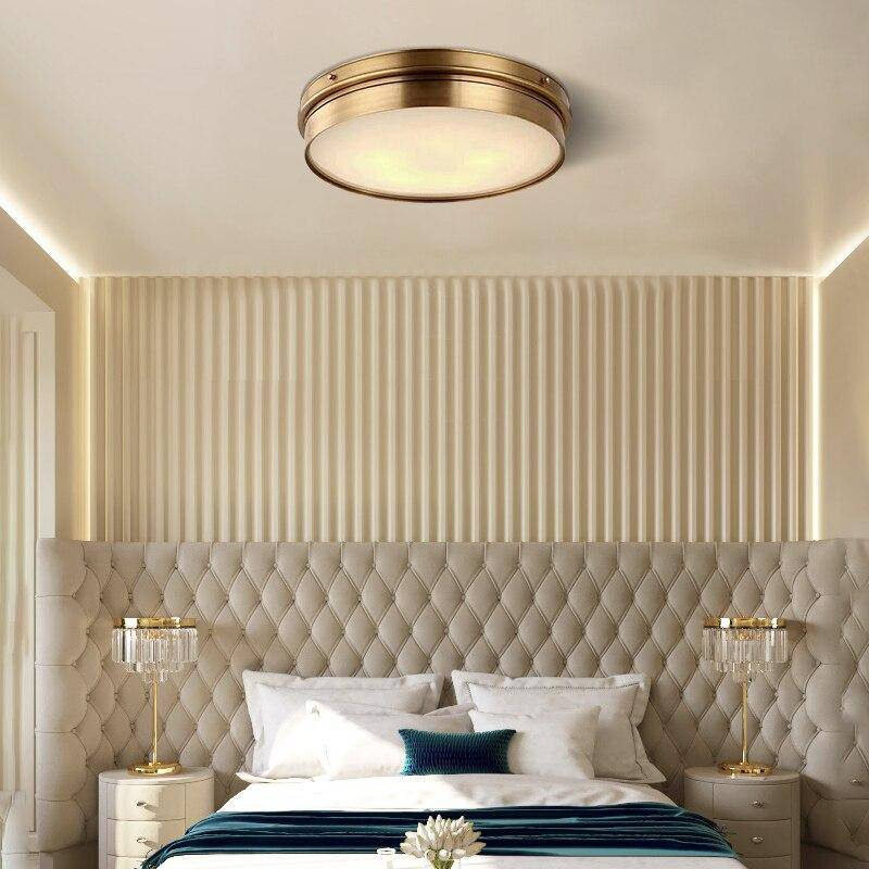 Plafonnier LED doré design | Marco Lucetti