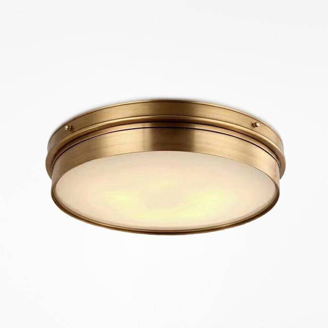 Plafonnier LED doré design | Marco Lucetti
