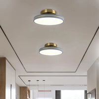 Plafonnier LED Doré en Métal | Marco Lucetti