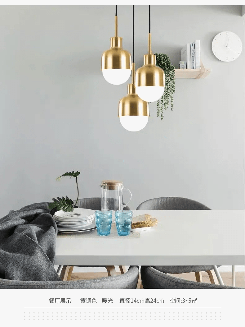 Plafonnier LED Doré | Marco Lucetti