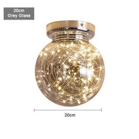 Plafonnier LED Duna - Design Moderne & Élégant | Marco Lucetti 20cm - Gris