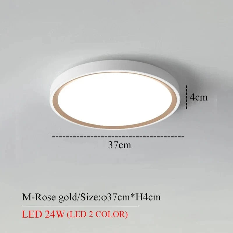 Plafonnier LED Élégance Circulaire | Marco Lucetti Or L LED 3 couleurs