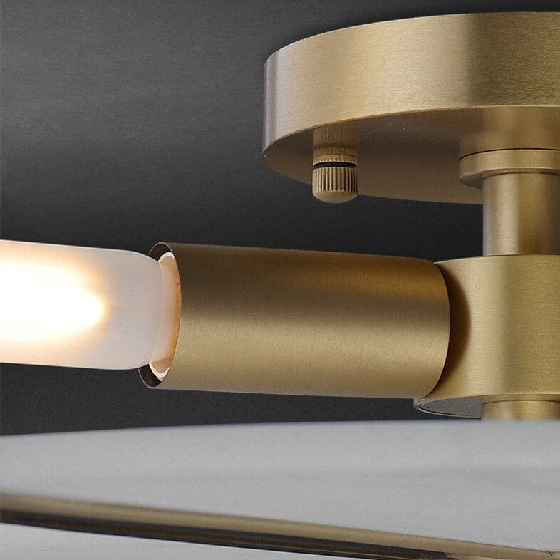 Plafonnier LED élégant "Pablo Gold" | Marco Lucetti