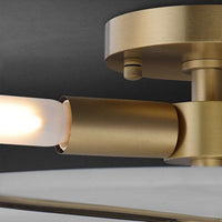 Plafonnier LED élégant "Pablo Gold" | Marco Lucetti