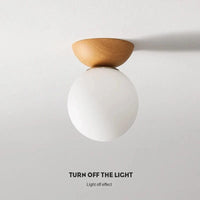 Plafonnier LED en bois design | Marco Lucetti