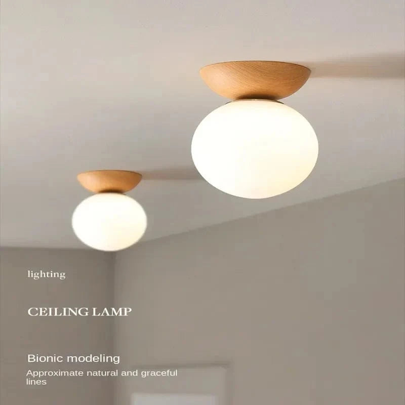 Plafonnier LED en bois design | Marco Lucetti
