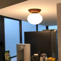 Plafonnier LED en bois design | Marco Lucetti