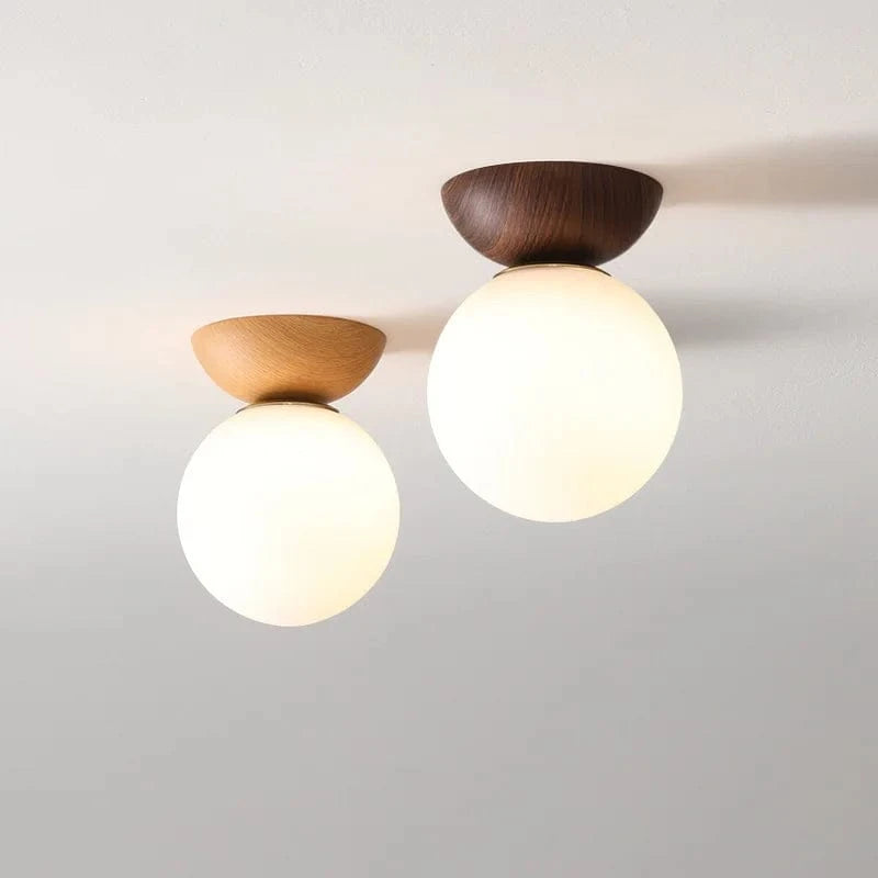 Plafonnier LED en bois design | Marco Lucetti