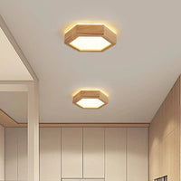 Plafonnier LED en bois design moderne | Marco Lucetti