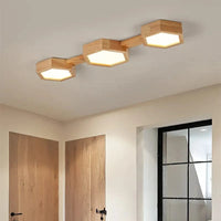 Plafonnier LED en bois design moderne | Marco Lucetti