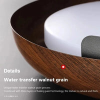 Plafonnier LED en bois design nordique contemporain | Marco Lucetti