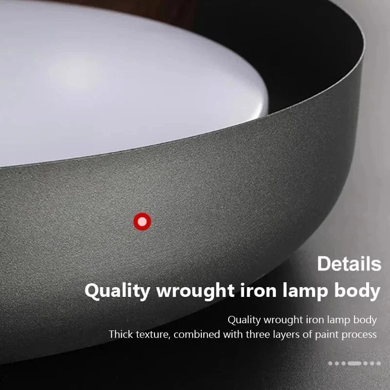 Plafonnier LED en bois design nordique contemporain | Marco Lucetti